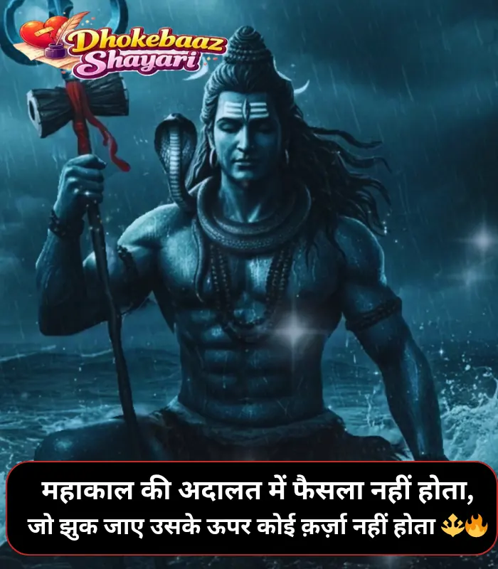 Mahakal Shayari 2 Line