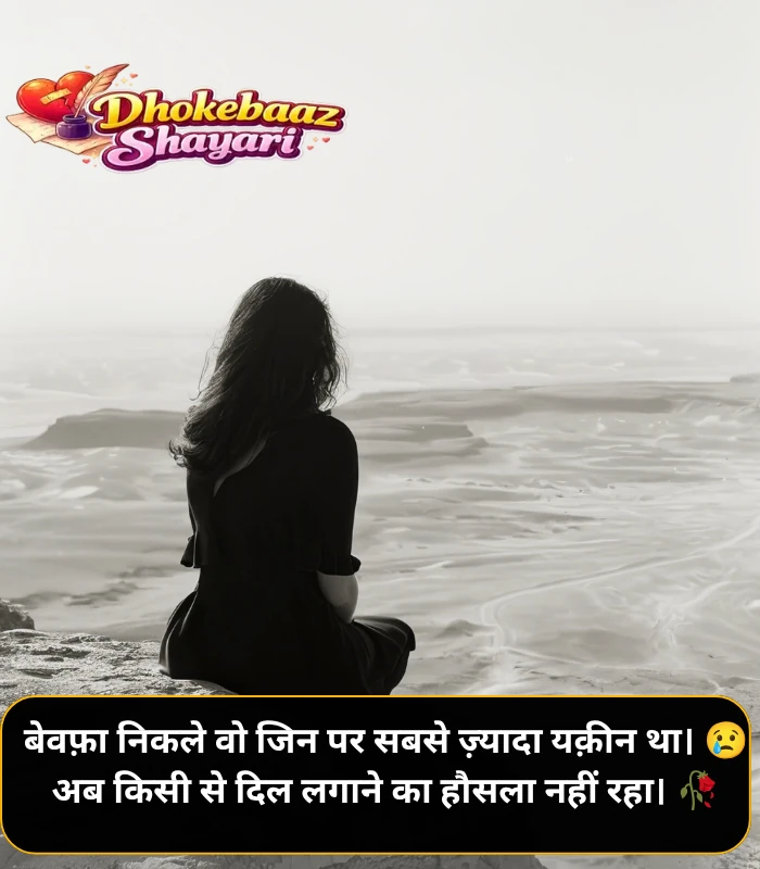 2 Line Bewafa Shayari