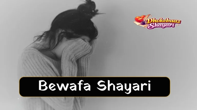 Bewafa Shayari
